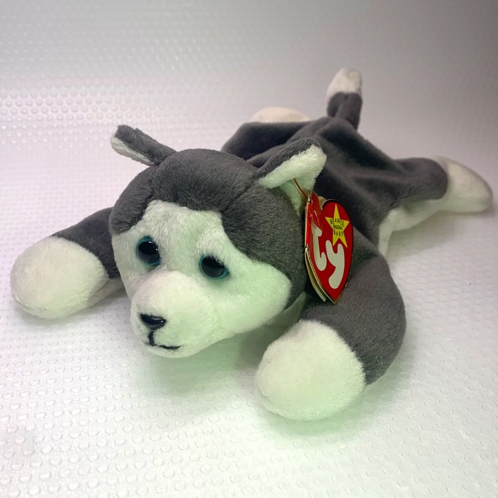 TY Beanie Baby- 1996 Nanook the Huskey Dog